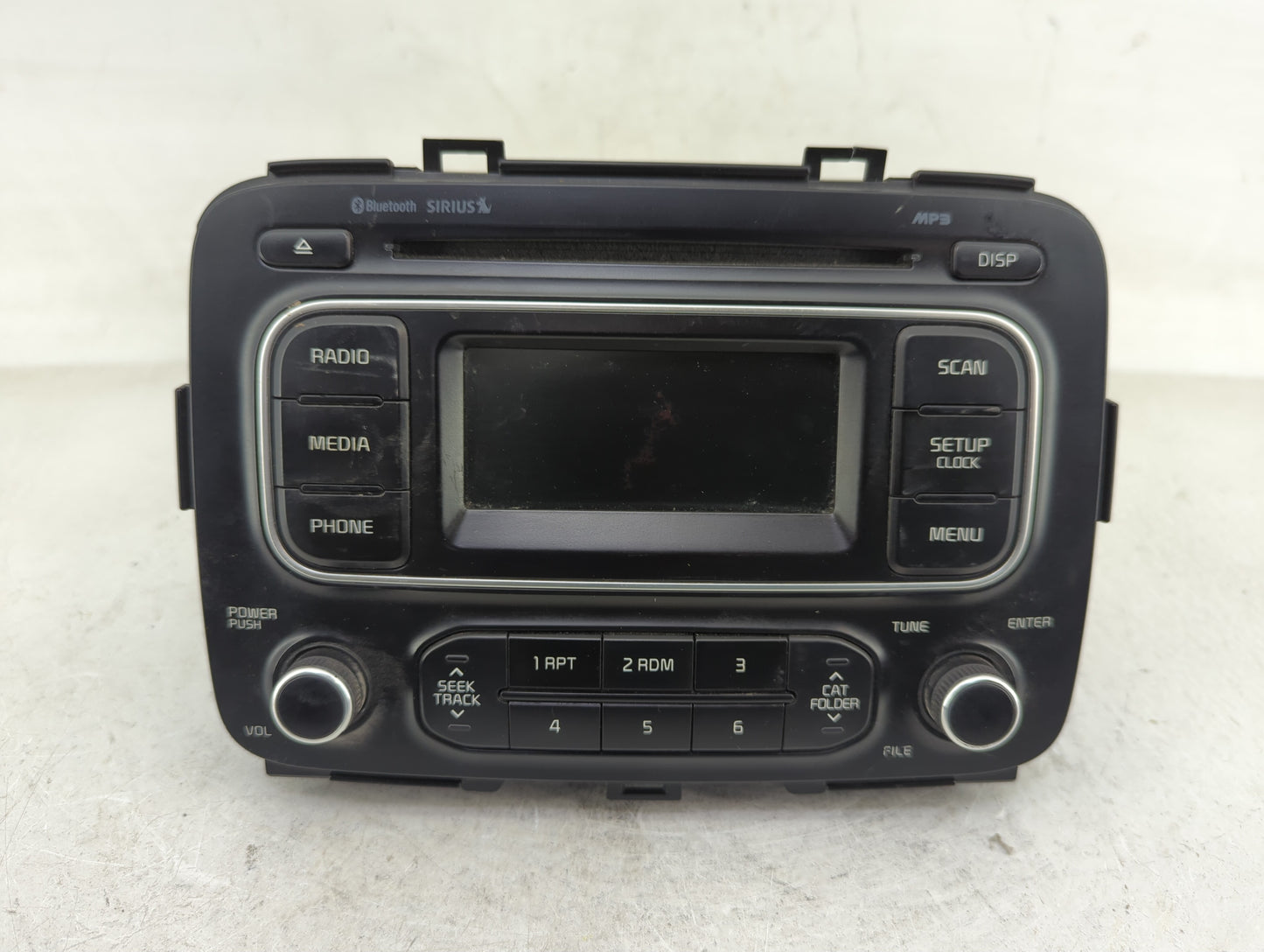 2014-2016 Kia Rondo Radio AM FM Cd Player Receiver Replacement P/N:69170-A4710CA Fits Fits 2014 2015 2016 OEM Used Auto Part