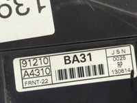 2014-2015 Kia Rondo Fusebox Fuse Box Panel Relay Module P/N:91210 A4310 Fits Fits 2014 2015 OEM Used Auto Parts - Oemusedaut