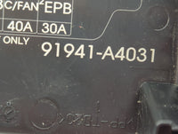 2014-2015 Kia Rondo Fusebox Fuse Box Panel Relay Module P/N:91941-A4031 Fits Fits 2014 2015 OEM Used Auto Parts - Oemusedaut