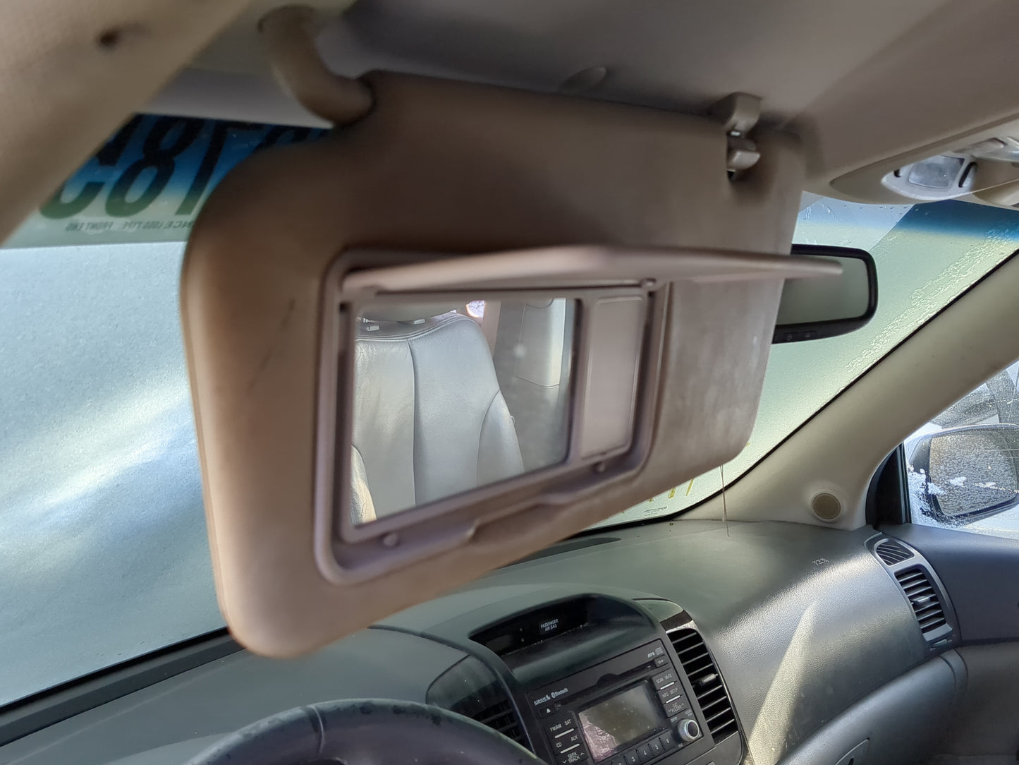 2006-2014 Kia Sedona Sun Visor Shade Replacement Driver Left Mirror Fits Fits 2006 2007 2008 2009 2010 2011 2012 2014 OEM Us