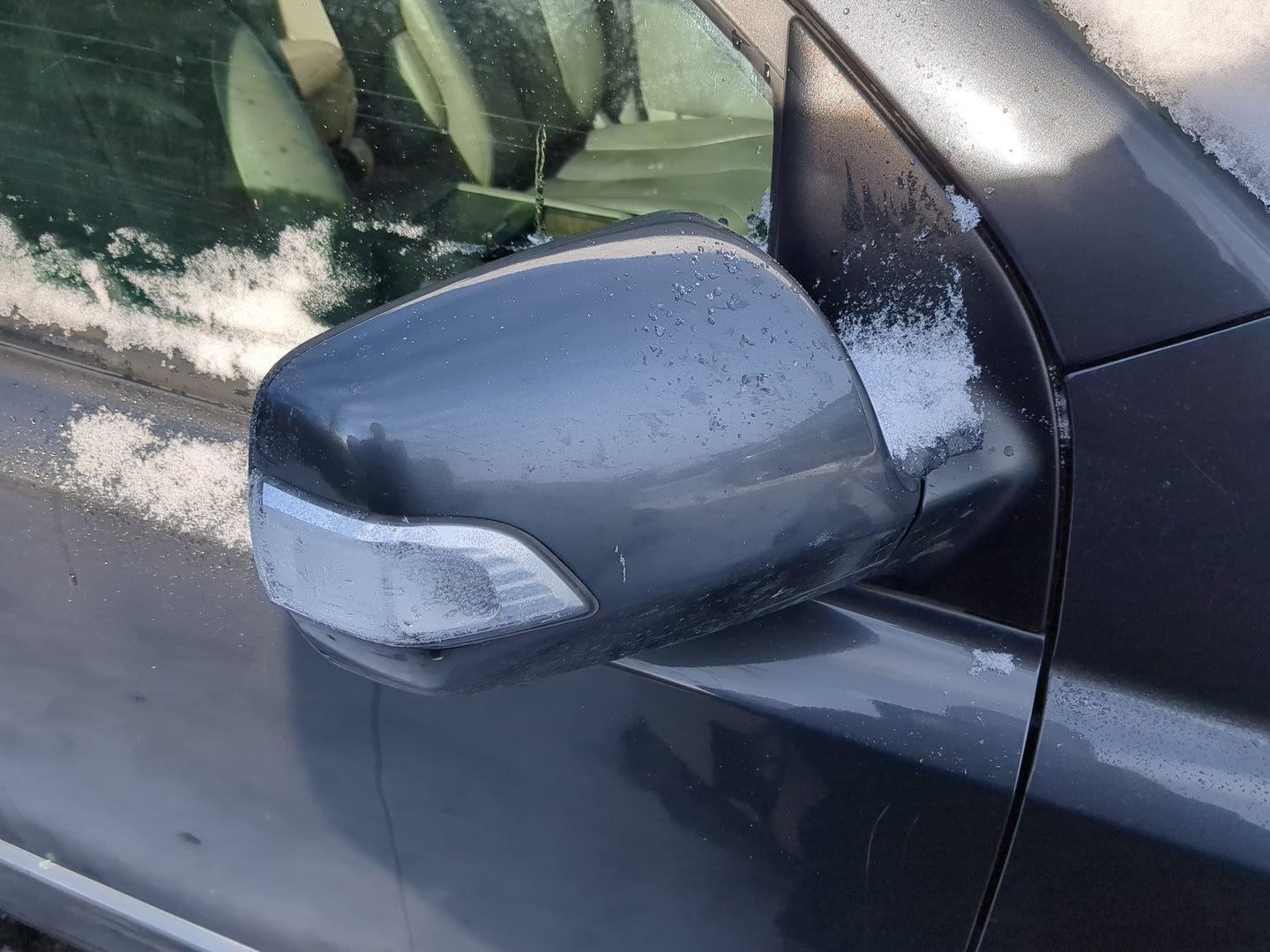2011-2014 Kia Sedona Side Mirror Replacement Passenger Right View Door Mirror Fits Fits 2011 2012 2014 OEM Used Auto Parts -