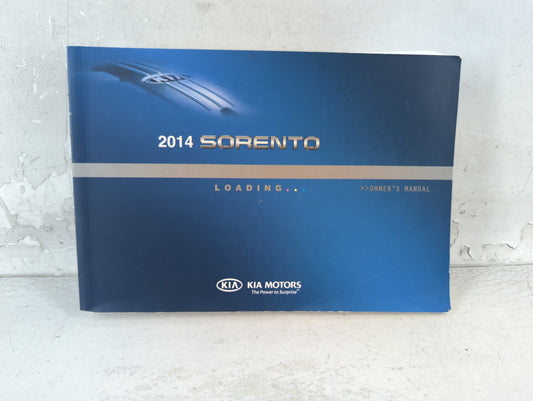 2014 Kia Sorento Owners Manual Book Guide P/N:A2PO-EU31A OEM Used Auto Parts - Oemusedautoparts1.com