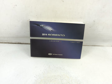 2014 Kia Sorento Owners Manual Book Guide P/N:A2PO-EU3OG OEM Used Auto Parts - Oemusedautoparts1.com