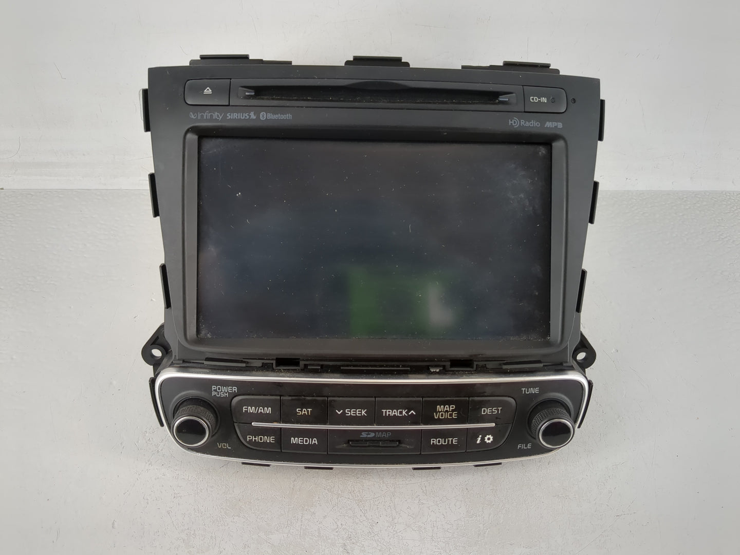 2014 Kia Sorento Radio AM FM Cd Player Receiver Replacement P/N:96560-1UAA1VA Fits OEM Used Auto Parts - Oemusedautoparts1.c