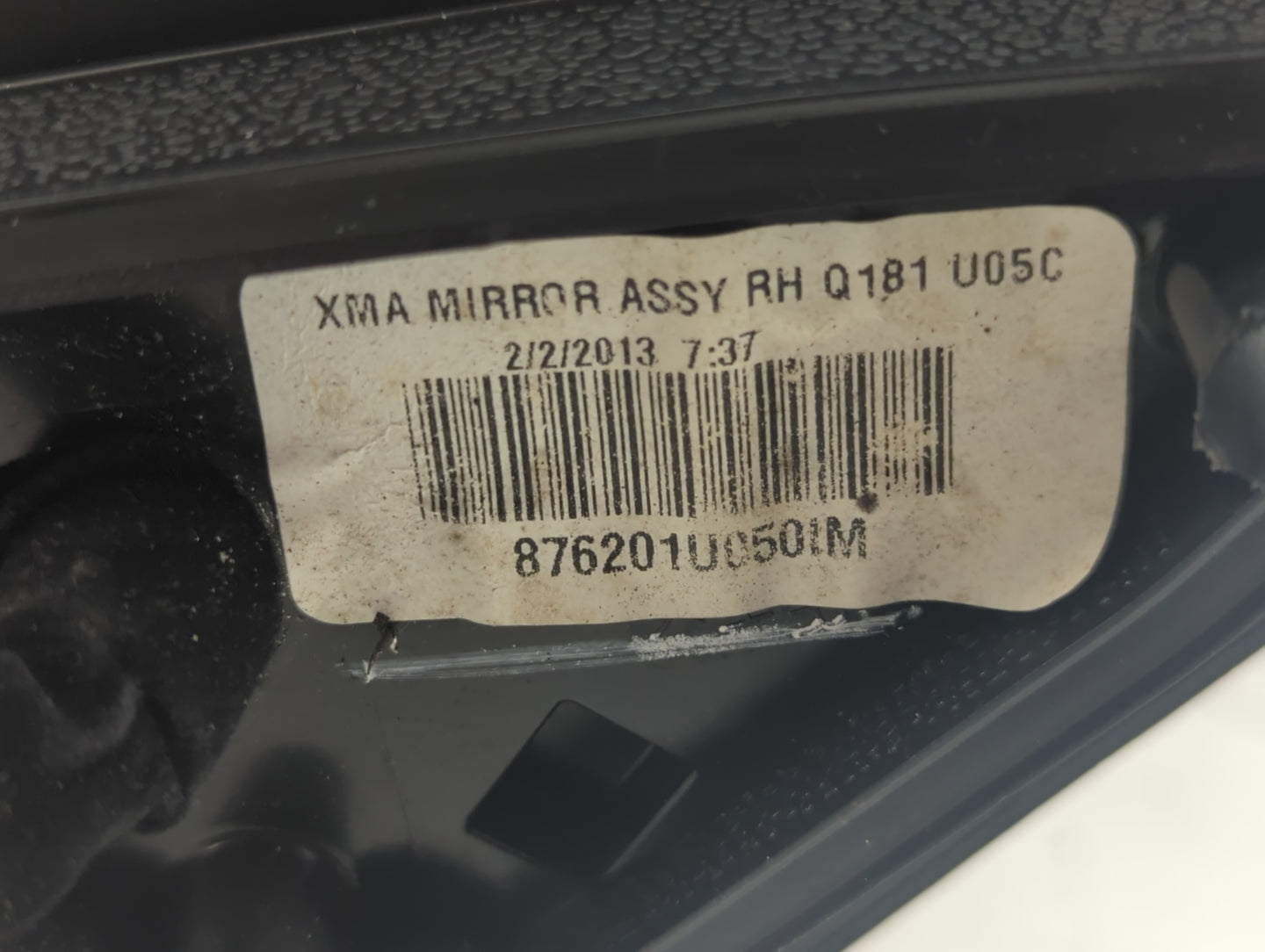 2011-2015 Kia Sorento Passenger Side View Mirror - Right Door Mirror OEM Used - Oemusedautoparts1.com