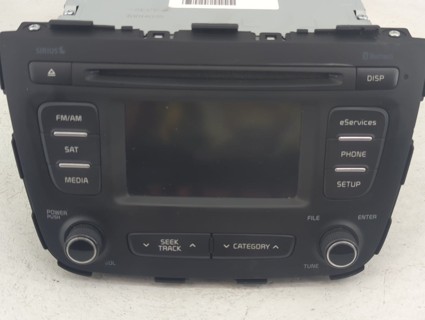 2014-2015 Kia Sorento Radio AM FM Cd Player Receiver Replacement P/N:96160-1U721VA Fits Fits 2014 2015 OEM Used Auto Parts -