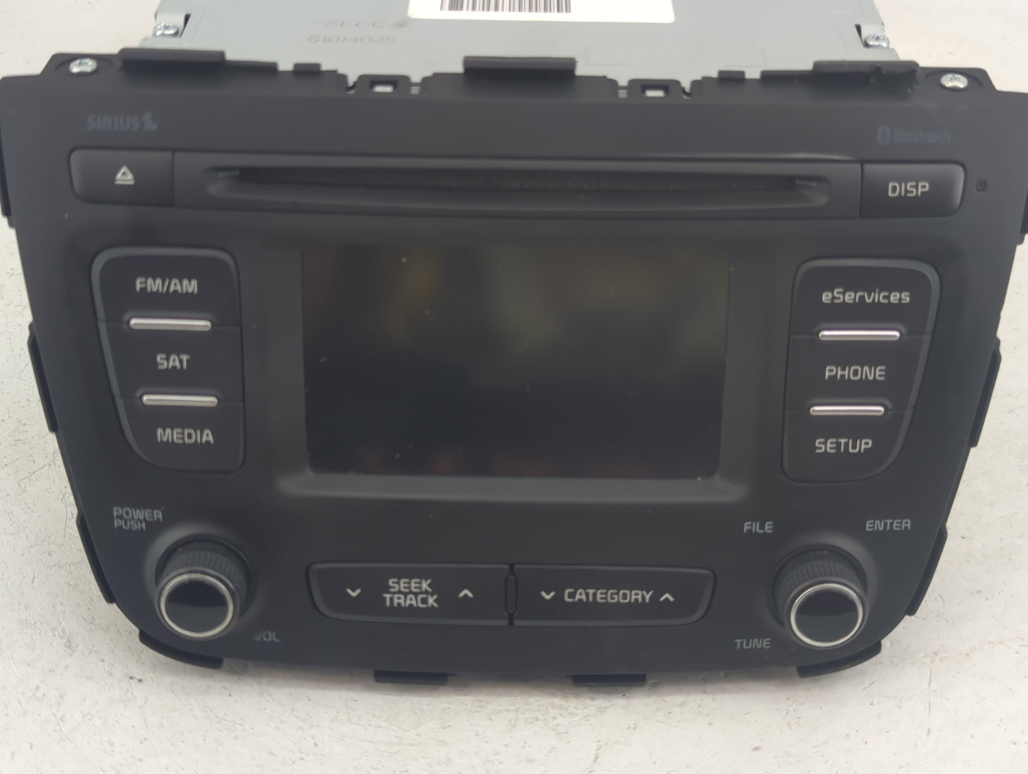 2014-2015 Kia Sorento Radio AM FM Cd Player Receiver Replacement P/N:96160-1U721VA Fits Fits 2014 2015 OEM Used Auto Parts -