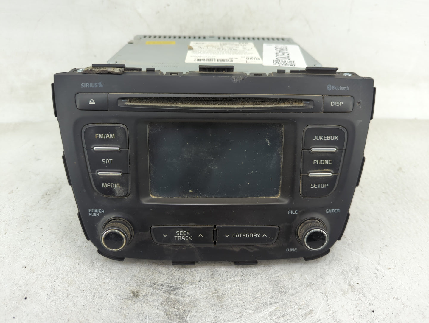 2014 Kia Sorento Radio AM FM Cd Player Receiver Replacement P/N:96160-1U801VA Fits OEM Used Auto Parts - Oemusedautoparts1.c