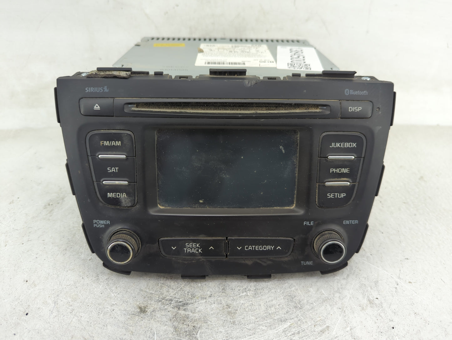 2014 Kia Sorento Radio AM FM Cd Player Receiver Replacement P/N:96160-1U801VA Fits OEM Used Auto Parts - Oemusedautoparts1.c