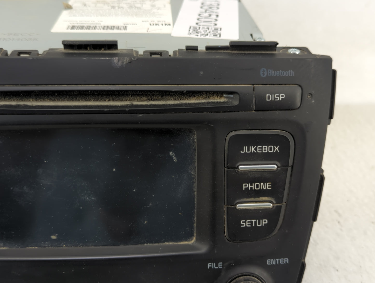 2014 Kia Sorento Radio AM FM Cd Player Receiver Replacement P/N:96160-1U801VA Fits OEM Used Auto Parts - Oemusedautoparts1.c
