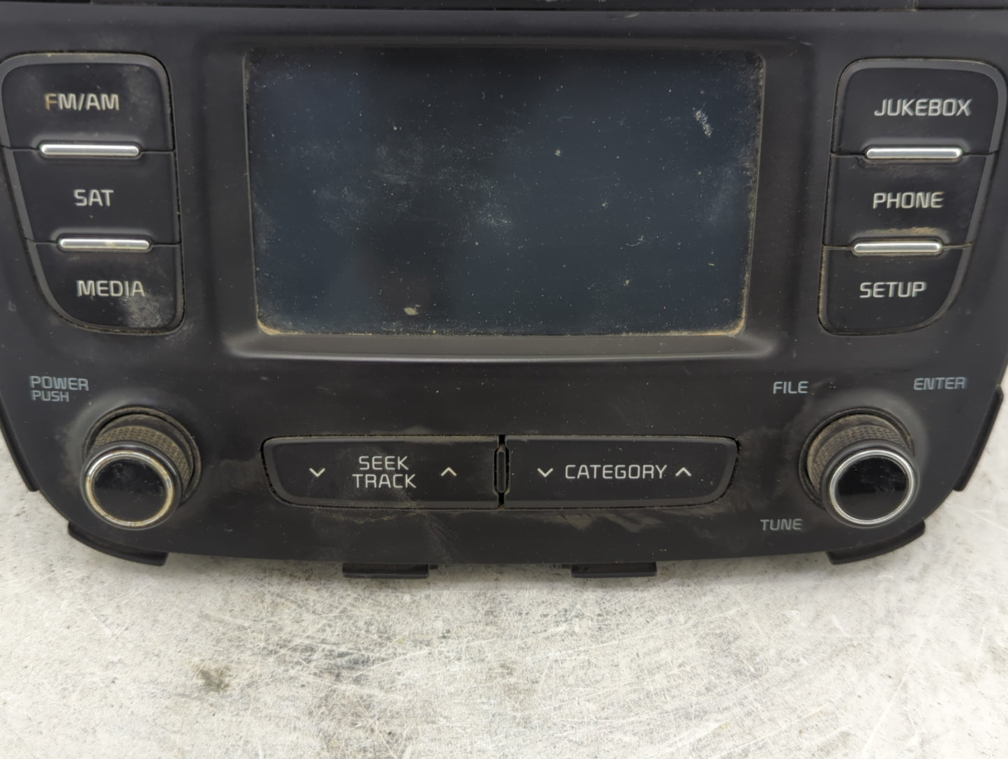 2014 Kia Sorento Radio AM FM Cd Player Receiver Replacement P/N:96160-1U801VA Fits OEM Used Auto Parts - Oemusedautoparts1.c