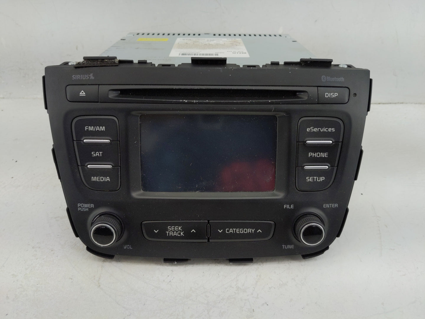 2014-2015 Kia Sorento Radio AM FM Cd Player Receiver Replacement P/N:96160-1U720VA Fits Fits 2014 2015 OEM Used Auto Parts -