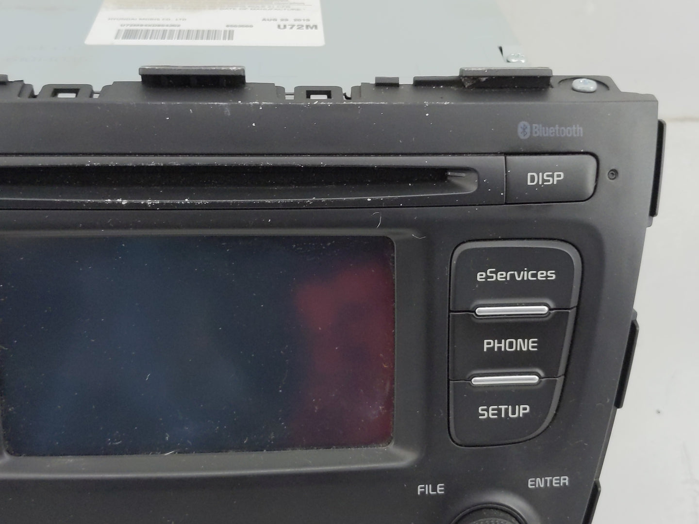 2014-2015 Kia Sorento Radio AM FM Cd Player Receiver Replacement P/N:96160-1U720VA Fits Fits 2014 2015 OEM Used Auto Parts -