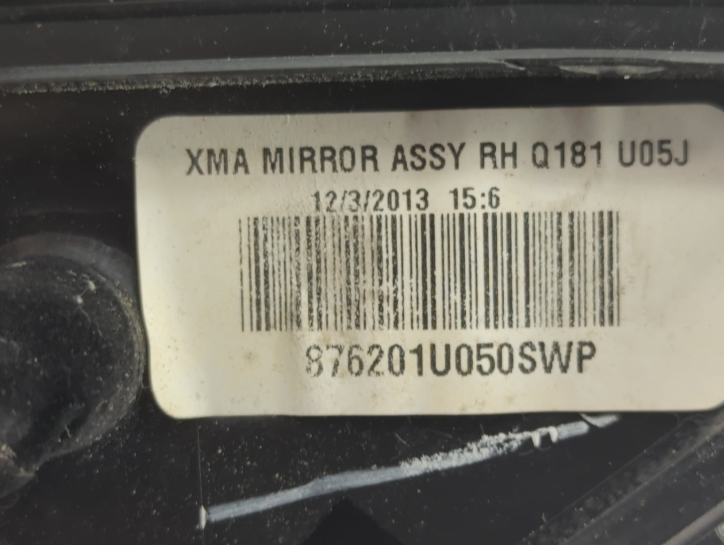 2011-2015 Kia Sorento Passenger Side View Mirror - Right Door Mirror OEM Used - Oemusedautoparts1.com