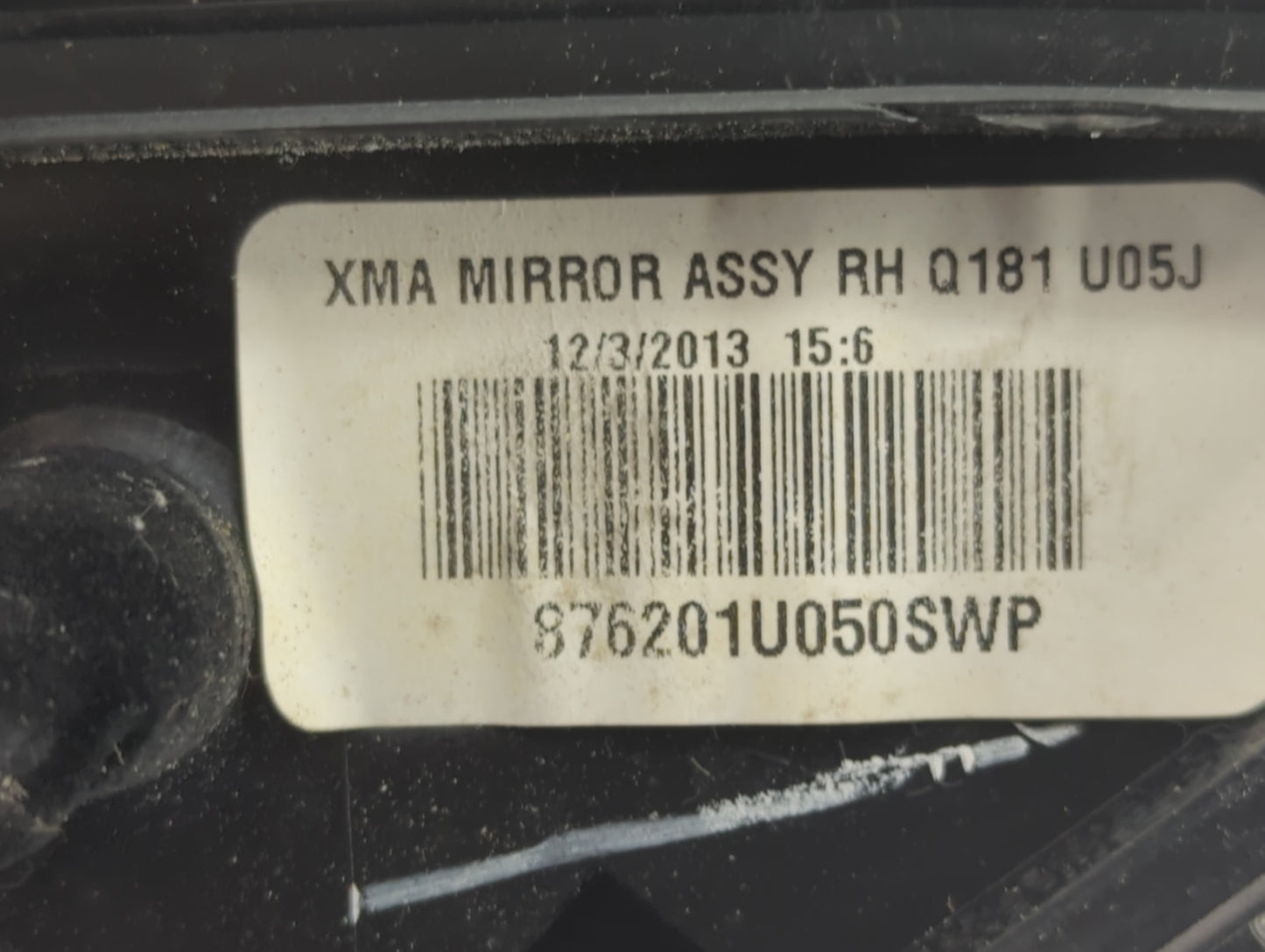 2011-2015 Kia Sorento Passenger Side View Mirror - Right Door Mirror OEM Used - Oemusedautoparts1.com