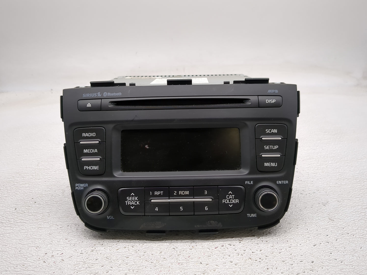 2014-2015 Kia Sorento Radio AM FM Cd Player Receiver Replacement P/N:96170-1UAA0VA Fits Fits 2014 2015 OEM Used Auto Parts -