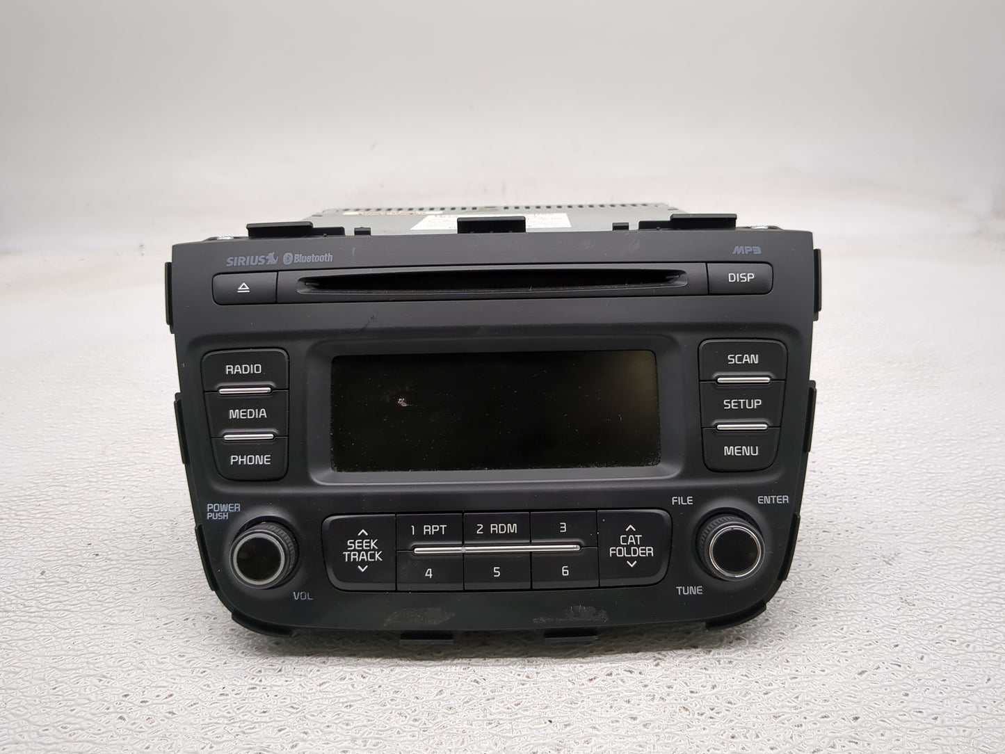 2014-2015 Kia Sorento Radio AM FM Cd Player Receiver Replacement P/N:96170-1UAA0VA Fits Fits 2014 2015 OEM Used Auto Parts -