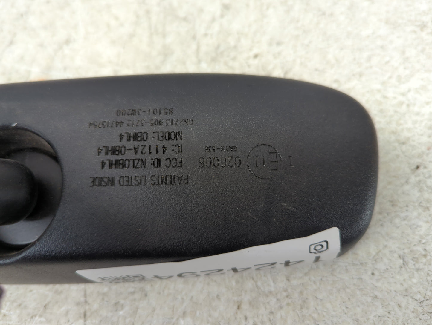 2011-2020 Kia Sorento Interior Rear View Mirror Replacement OEM P/N:026006 GNTX-552 Fits OEM Used Auto Parts - Oemusedautopa