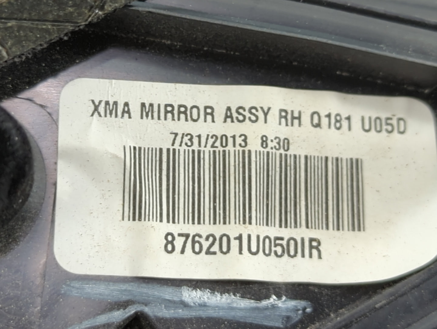 2011-2015 Kia Sorento Passenger Side View Mirror - Right Door Mirror OEM Used - Oemusedautoparts1.com
