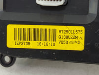 2014-2015 Kia Sorento Climate Control Module Temperature AC/Heater Replacement P/N:972501U575 Fits Fits 2014 2015 OEM Used A