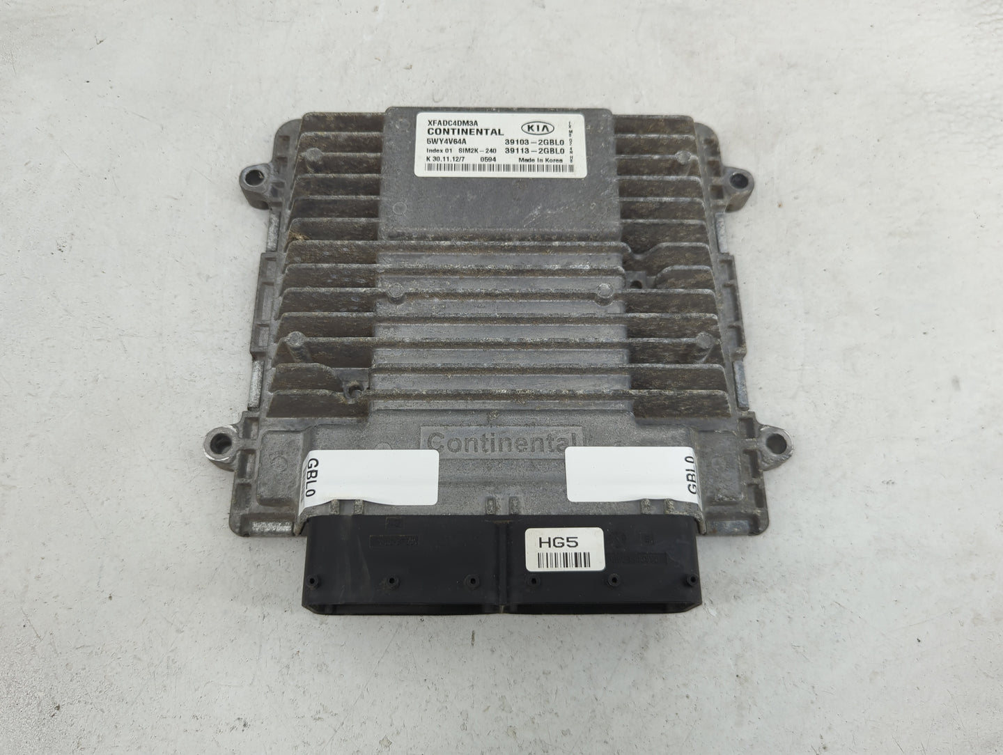 2014-2015 Kia Sorento PCM Engine Control Computer ECU ECM PCU OEM P/N:39103-2GBL0 39113-2GBL0, 5WY4V64A Fits Fits 2014 2015 