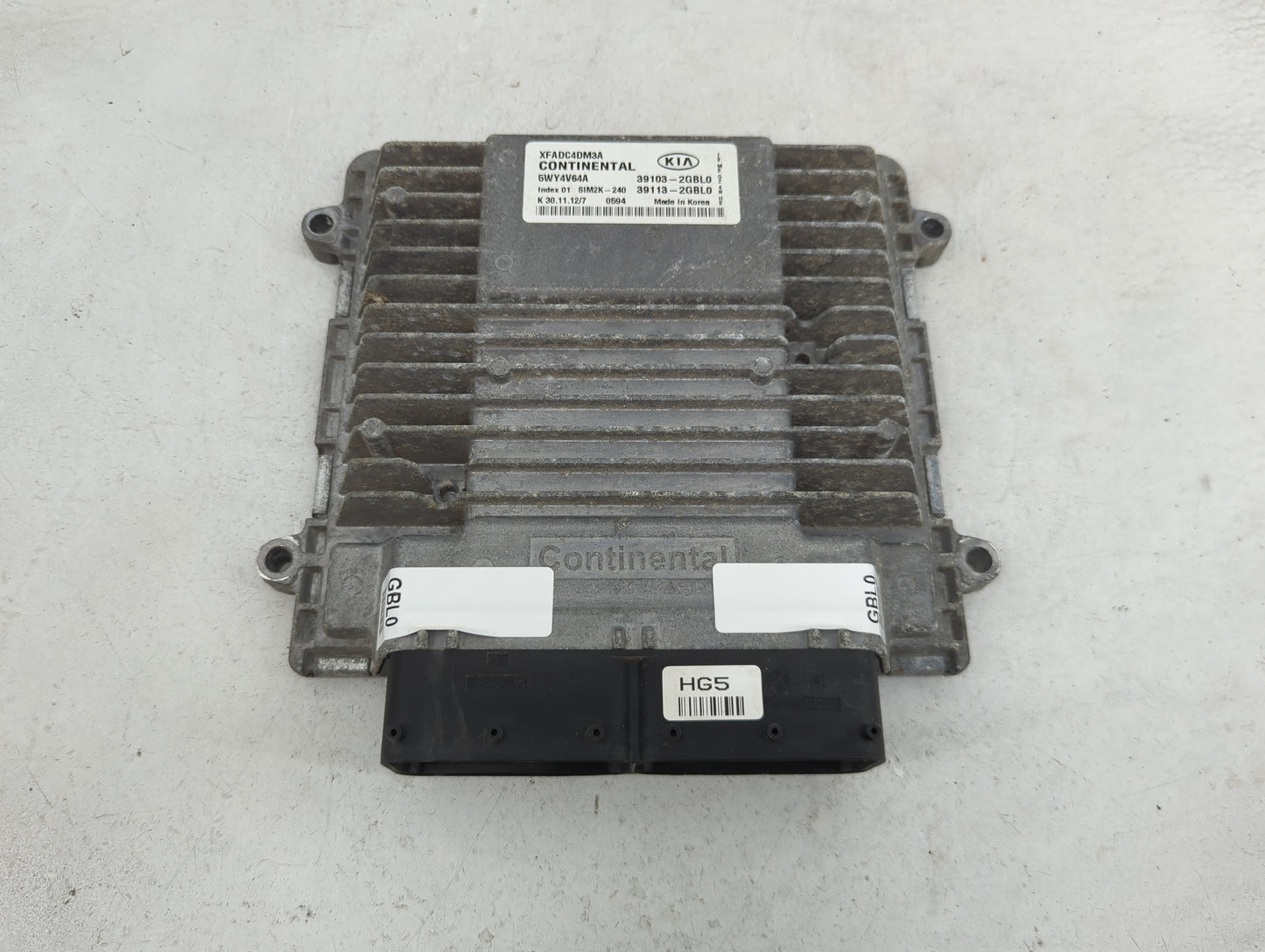 2014-2015 Kia Sorento PCM Engine Control Computer ECU ECM PCU OEM P/N:39103-2GBL0 39113-2GBL0, 5WY4V64A Fits Fits 2014 2015 