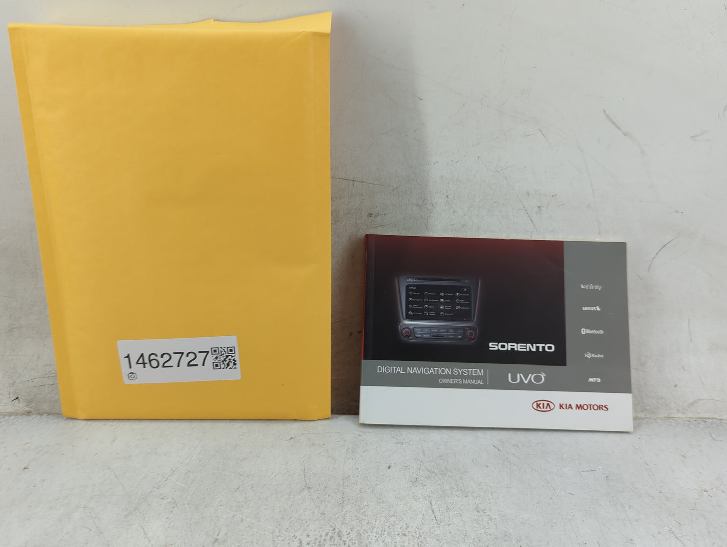 2014 Kia Sorento Owners Manual Book Guide P/N:1UENC11 1UMS7-S0001 OEM Used Auto Parts - Oemusedautoparts1.com