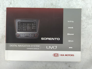 2014 Kia Sorento Owners Manual Book Guide P/N:1UENC11 1UMS7-S0001 OEM Used Auto Parts