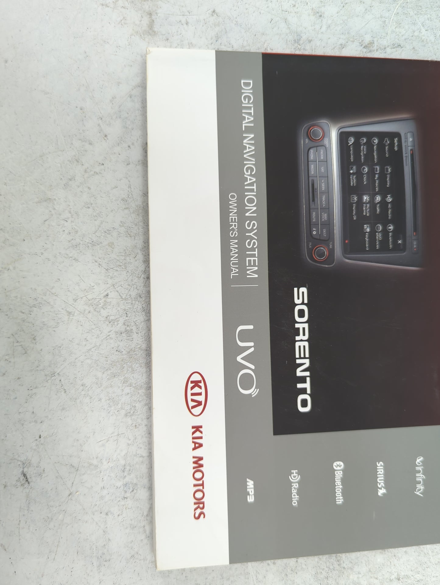 2014 Kia Sorento Owners Manual Book Guide P/N:1UENC11 1UMS7-S0001 OEM Used Auto Parts - Oemusedautoparts1.com