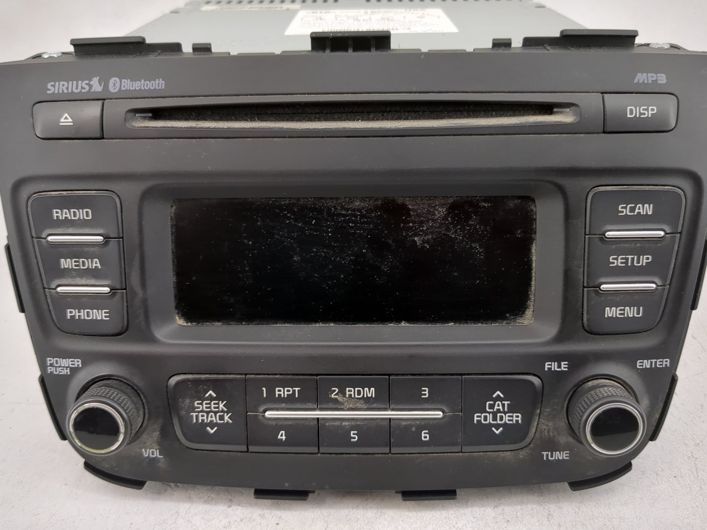 2014-2015 Kia Sorento Radio AM FM Cd Player Receiver Replacement P/N:961701UAA0VA AM1A0IXAN, 96170-1UAA0VA Fits Fits 2014 20