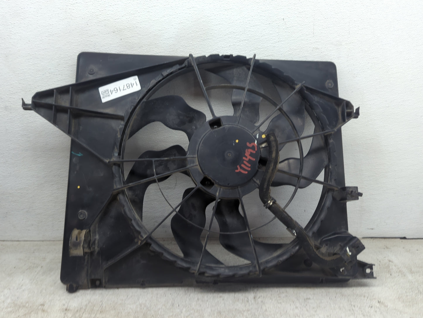 2014-2015 Kia Sorento Electric Radiator Cooling Fan Motor Assembly P/N:PA66-(GF17+M21) Fits Fits 2013 2014 2015 2016 2017 20