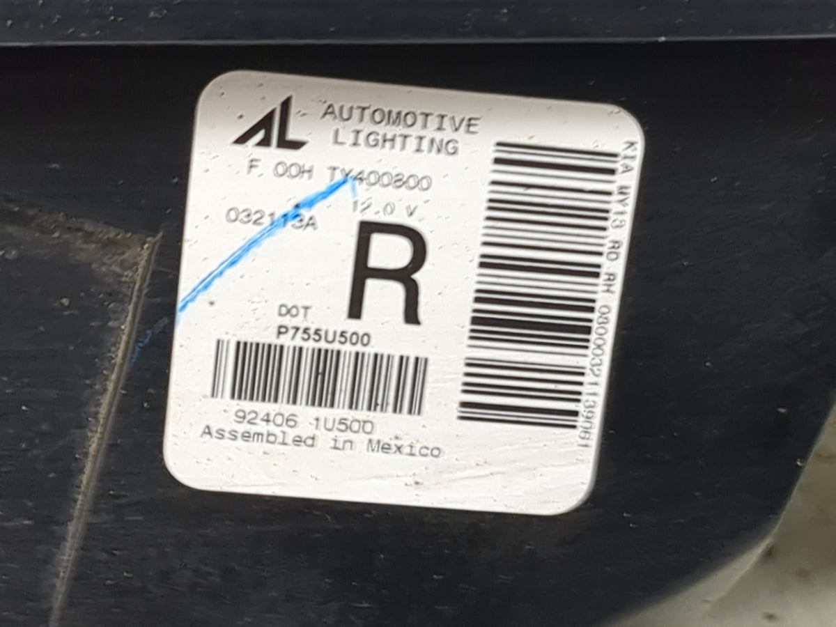 2014-2015 Kia Sorento Passenger Right Side Deck Lid Mounted Tail Light 1513364 - Oemusedautoparts1.com