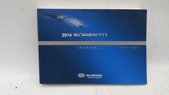 compare product 2014 Kia Sorento Owners Manual Book Guide OEM Used Auto Parts