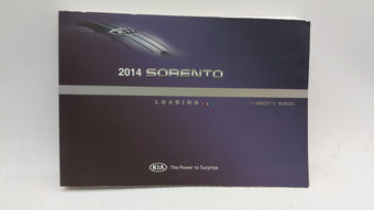 compare product 2014 Kia Sorento Owners Manual Book Guide OEM Used Auto Parts