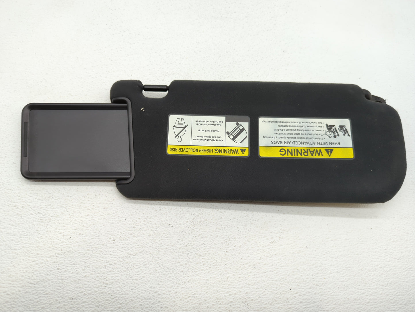 2011-2015 Kia Sorento Sun Visor Shade Replacement Driver Left Mirror Fits Fits 2011 2012 2013 2014 2015 OEM Used Auto Parts 