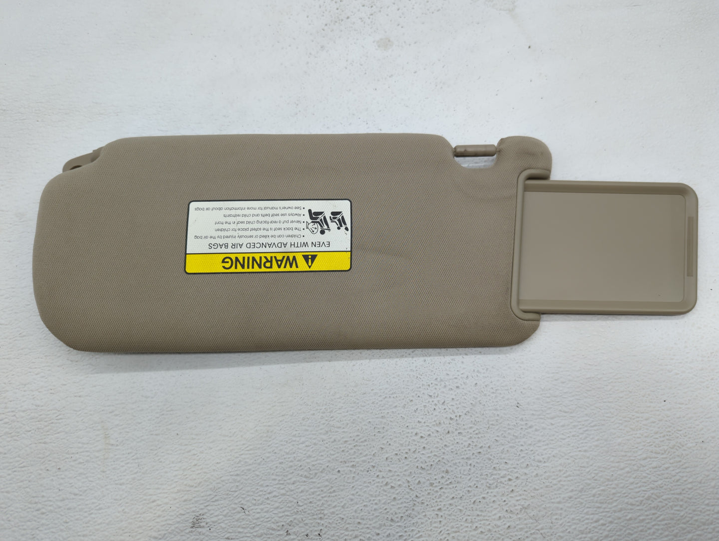 2011-2015 Kia Sorento Sun Visor Shade Replacement Passenger Right Mirror Fits Fits 2011 2012 2013 2014 2015 OEM Used Auto Pa