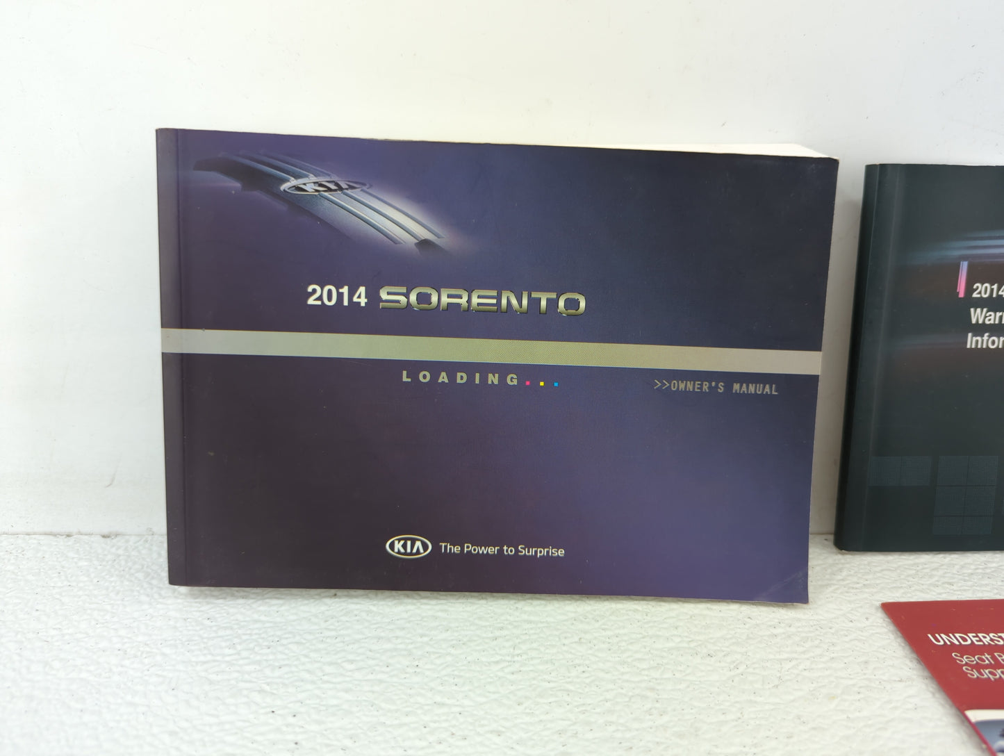 2014 Kia Sorento Owners Manual Book Guide OEM Used Auto Parts - Oemusedautoparts1.com