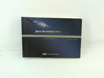 2014 Kia Sorento Owners Manual Book Guide OEM Used Auto Parts - Oemusedautoparts1.com