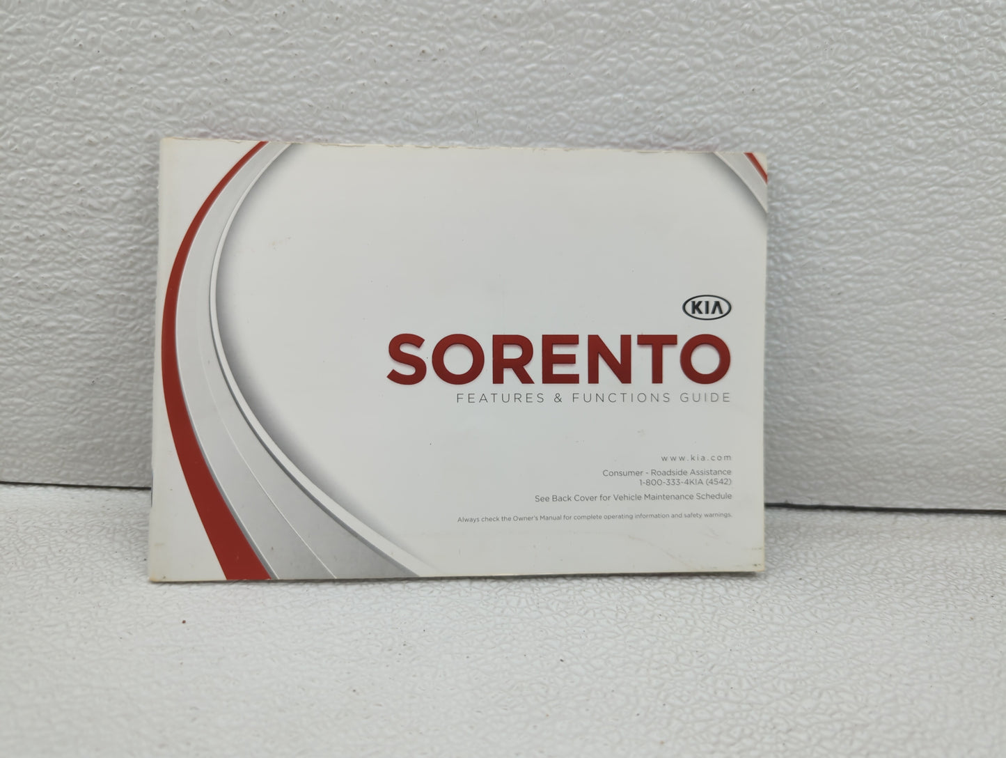 2014 Kia Sorento Owners Manual Book Guide OEM Used Auto Parts - Oemusedautoparts1.com