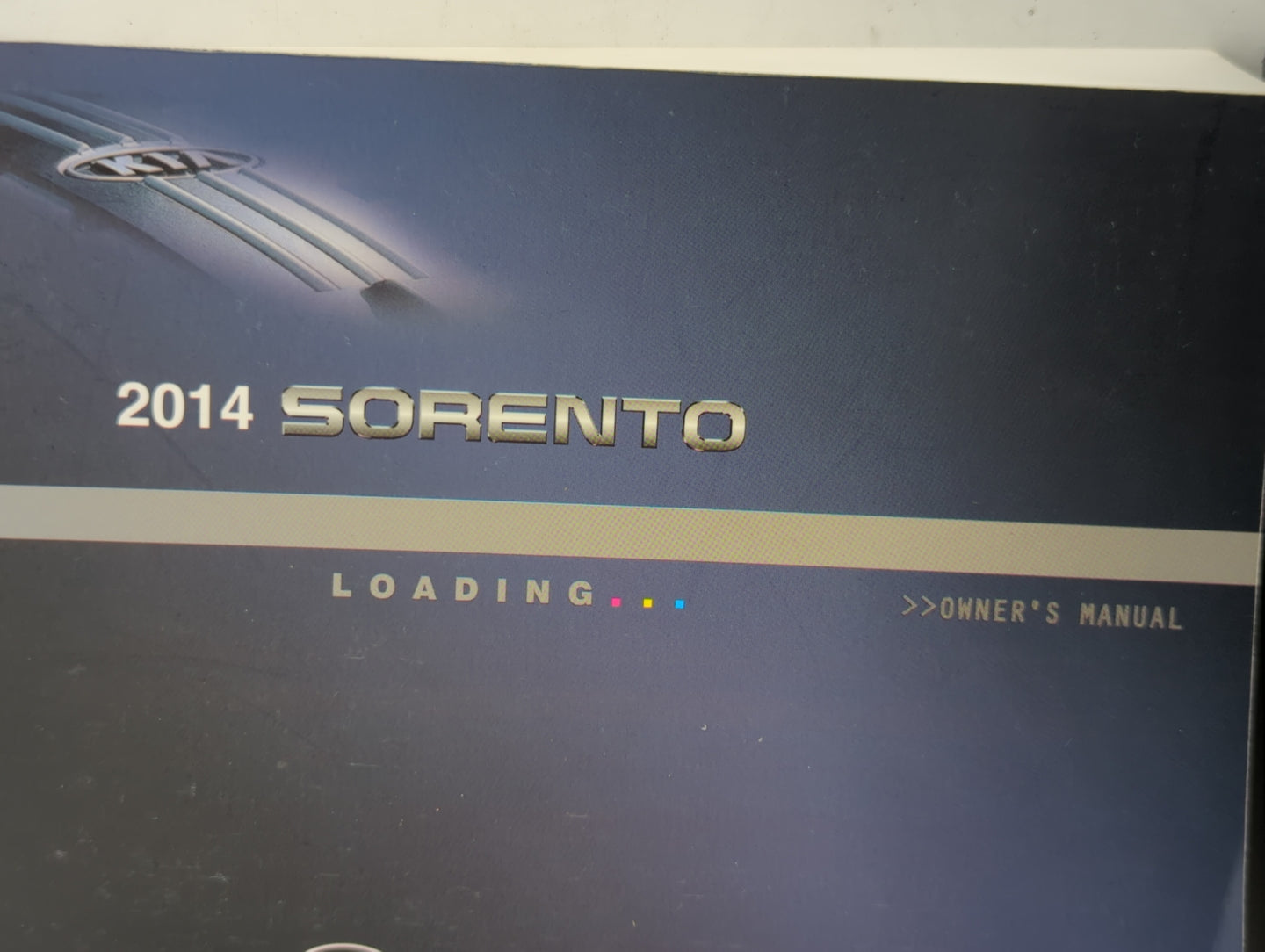 2014 Kia Sorento Owners Manual Book Guide OEM Used Auto Parts - Oemusedautoparts1.com