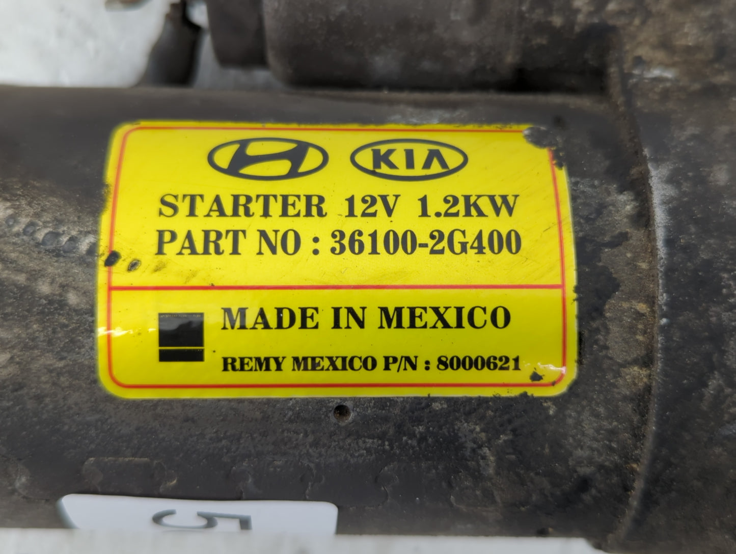 2014-2015 Kia Sorento Car Starter Motor Solenoid OEM P/N:36100-2G400 Fits Fits 2014 2015 2016 OEM Used Auto Parts - Oemuseda