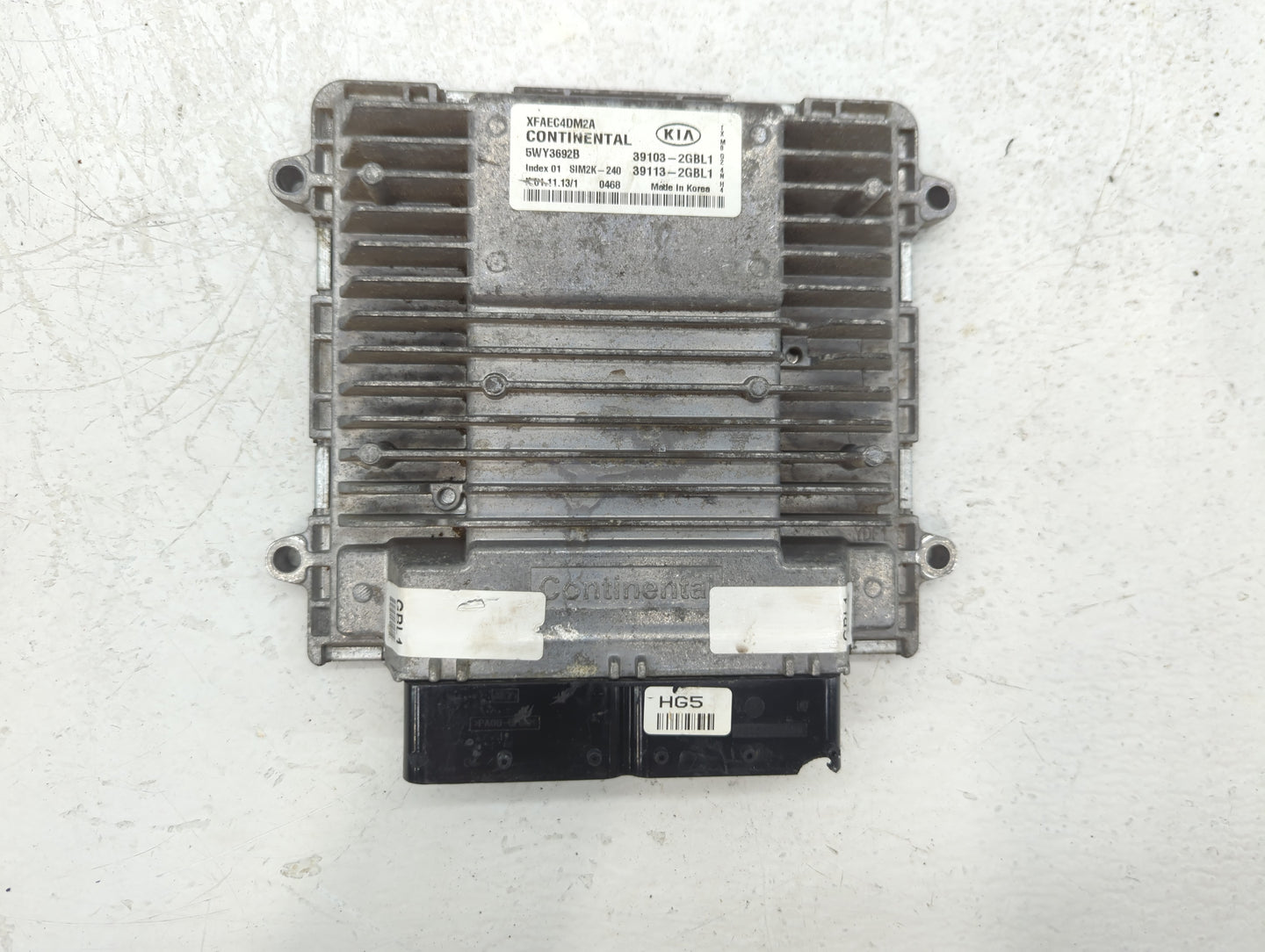 2014-2015 Kia Sorento PCM Engine Control Computer ECU ECM PCU OEM P/N:39103-2GBL1 Fits Fits 2014 2015 OEM Used Auto Parts - 
