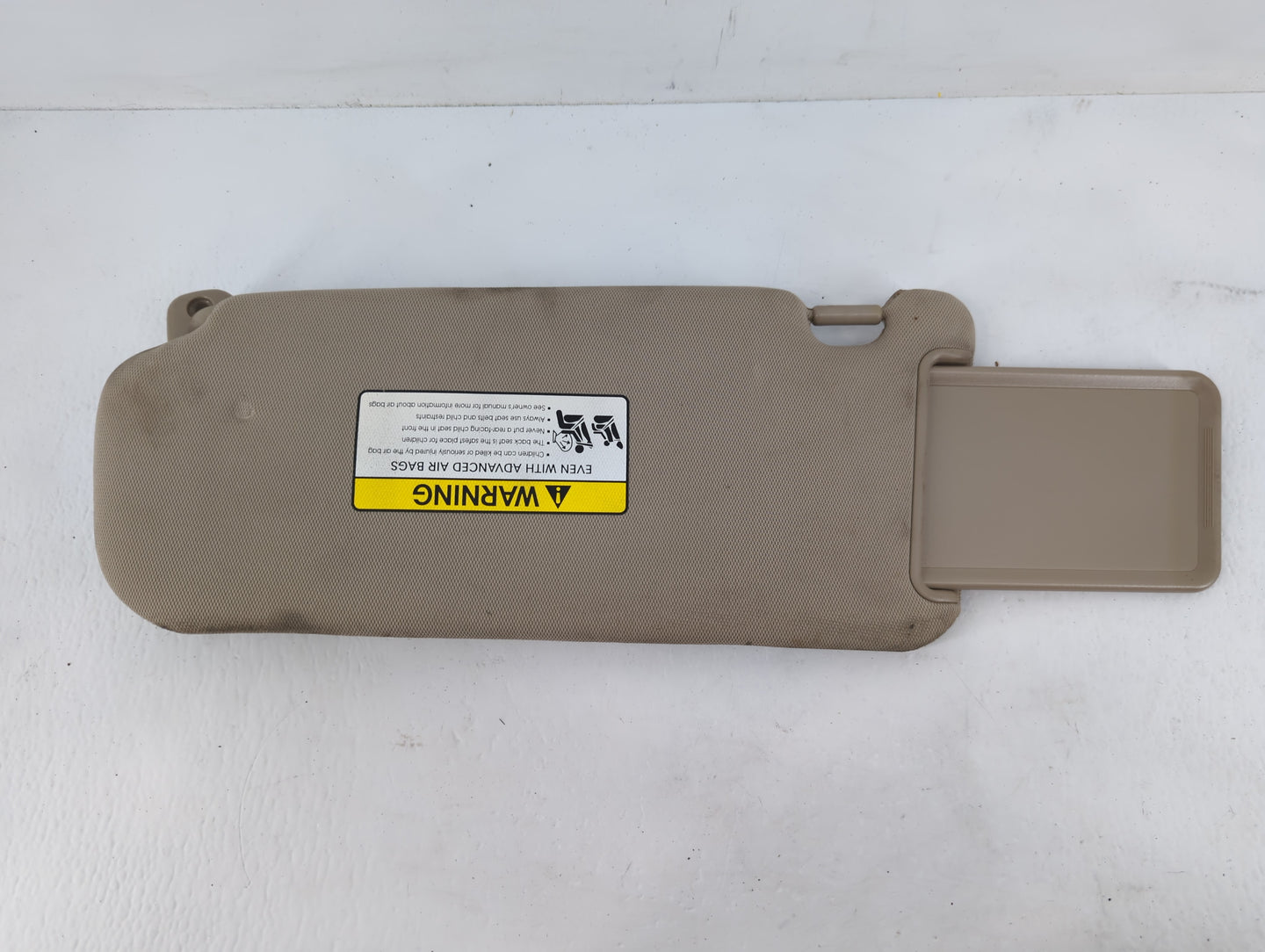 2011-2015 Kia Sorento Sun Visor Shade Replacement Passenger Right Mirror Fits Fits 2011 2012 2013 2014 2015 OEM Used Auto Pa