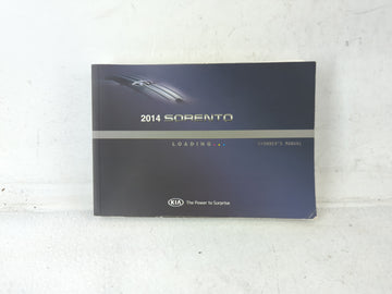 2014 Kia Sorento Owners Manual Book Guide P/N:A2P0-EU39F OEM Used Auto Parts