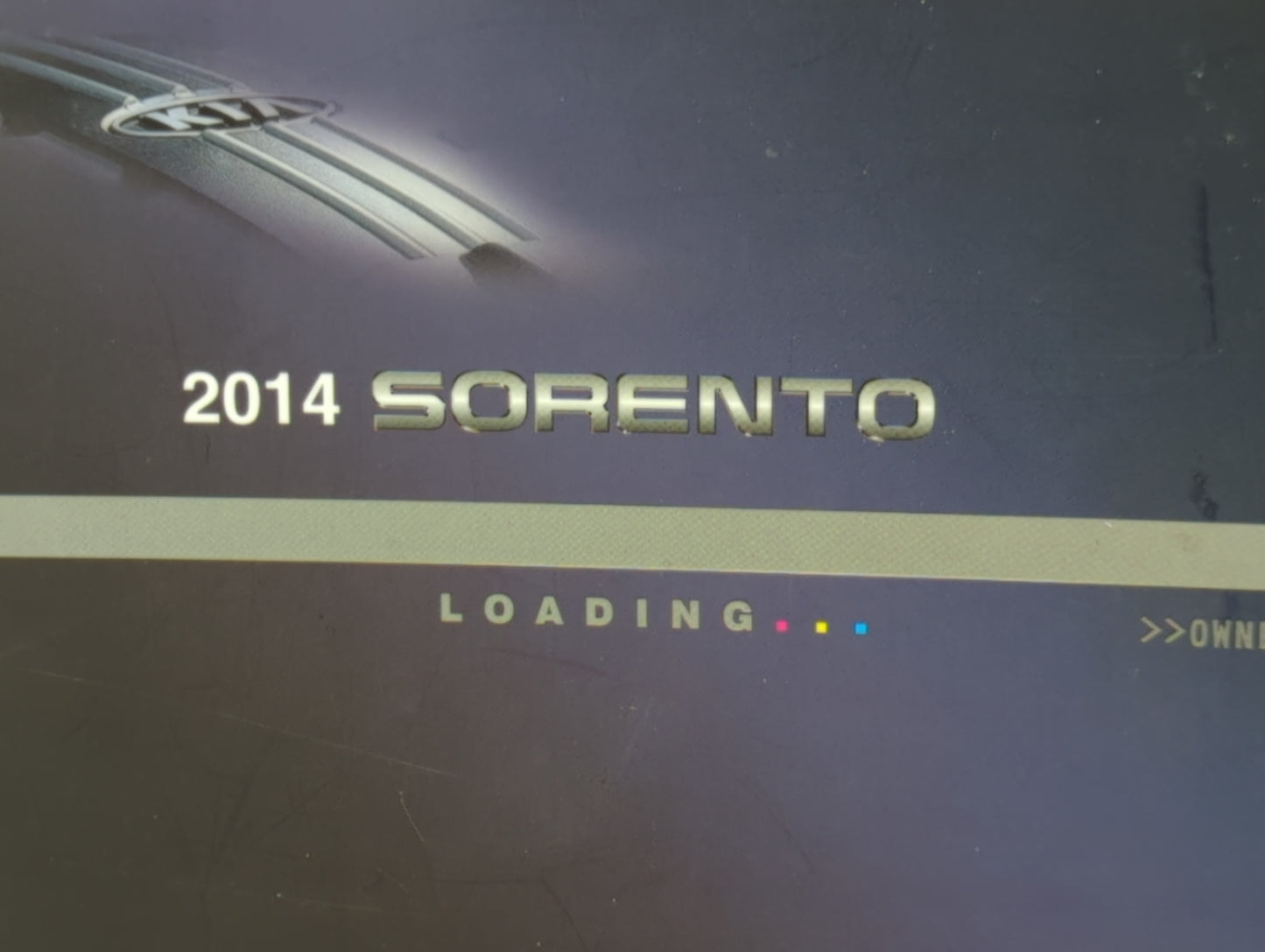 2014 Kia Sorento Owners Manual Book Guide P/N:A2PO-EU39F OEM Used Auto Parts - Oemusedautoparts1.com