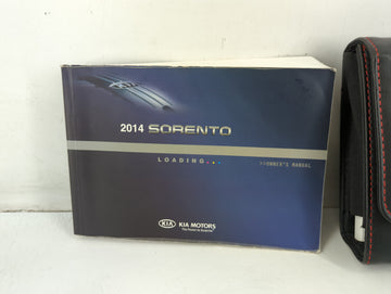 2014 Kia Sorento Owners Manual Book Guide P/N:A2PO-EU32B OEM Used Auto Parts