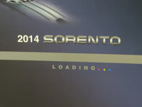 2014 Kia Sorento Owners Manual Book Guide P/N:A2PO-EU37E OEM Used Auto Parts - Oemusedautoparts1.com