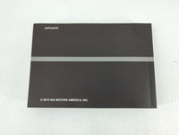 2014 Kia Sorento Owners Manual Book Guide P/N:A2PO-EU37E OEM Used Auto Parts - Oemusedautoparts1.com