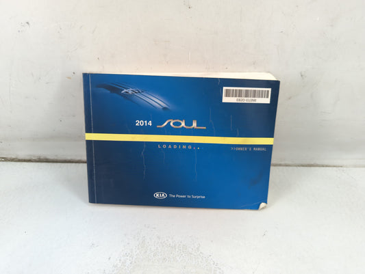 2014 Kia Soul Owners Manual Book Guide P/N:EB20-EU3NB OEM Used Auto Parts - Oemusedautoparts1.com