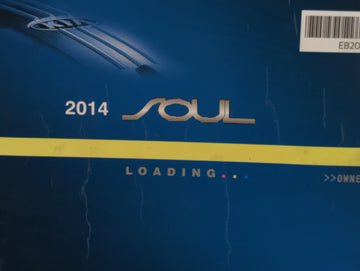 2014 Kia Soul Owners Manual Book Guide P/N:EB20-EU3NB OEM Used Auto Parts